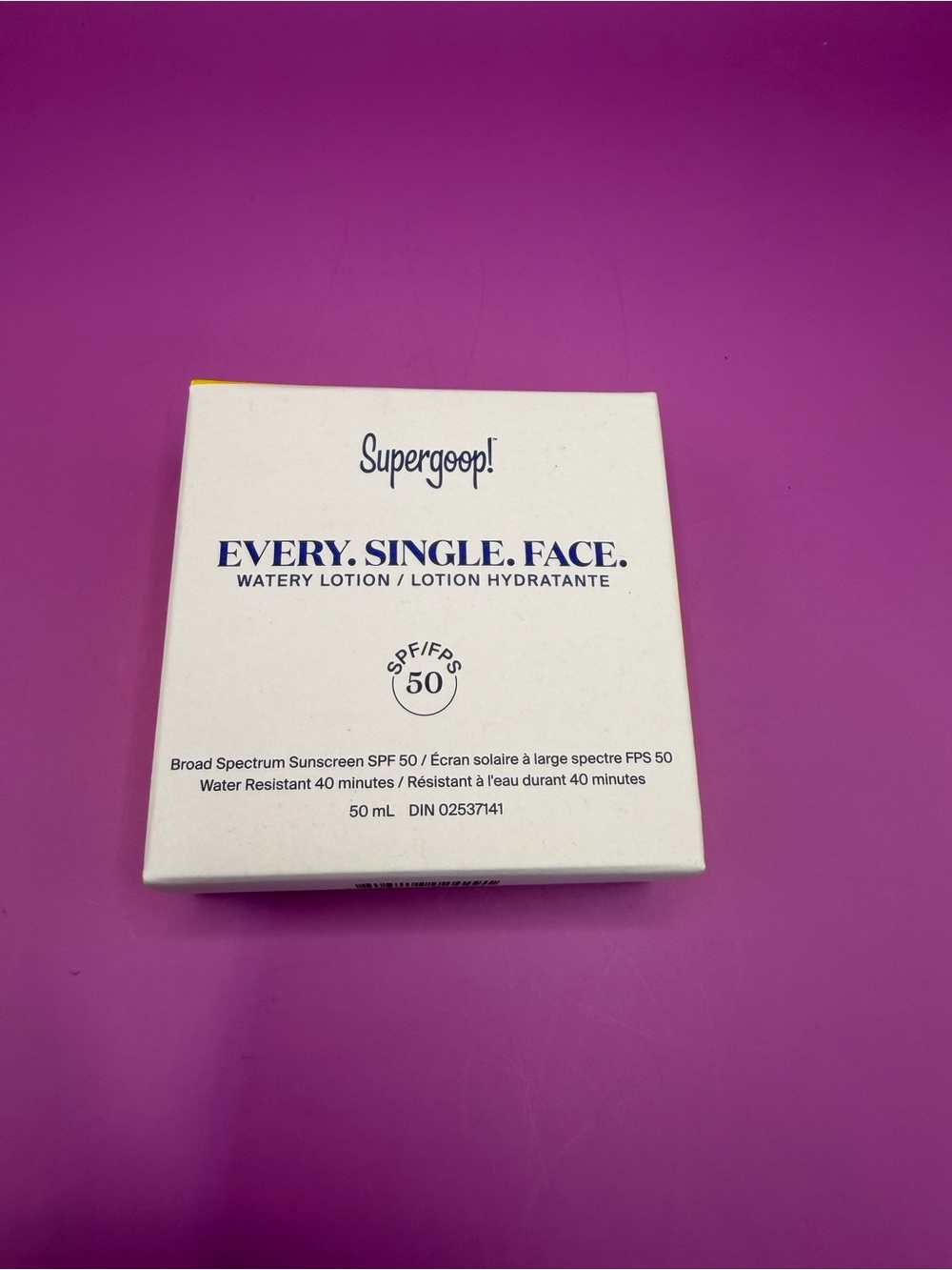 Supergoop! EVERY. SINGLE. FACE. Watery Lotion SPF 50 - White